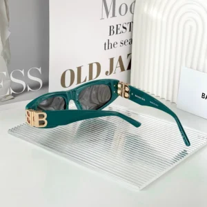 Kính Balenciaga BB0095S Trắng Xanh