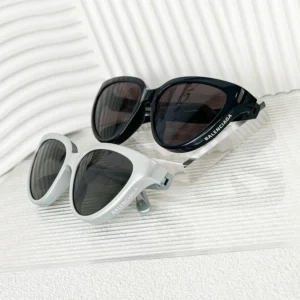 Kính Balenciaga BB0149S Xám Trắng
