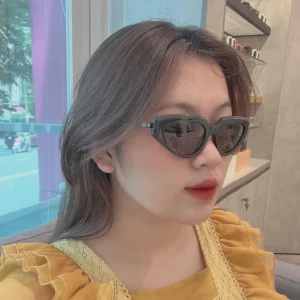 Kính Balenciaga BB0159S Xám Đen